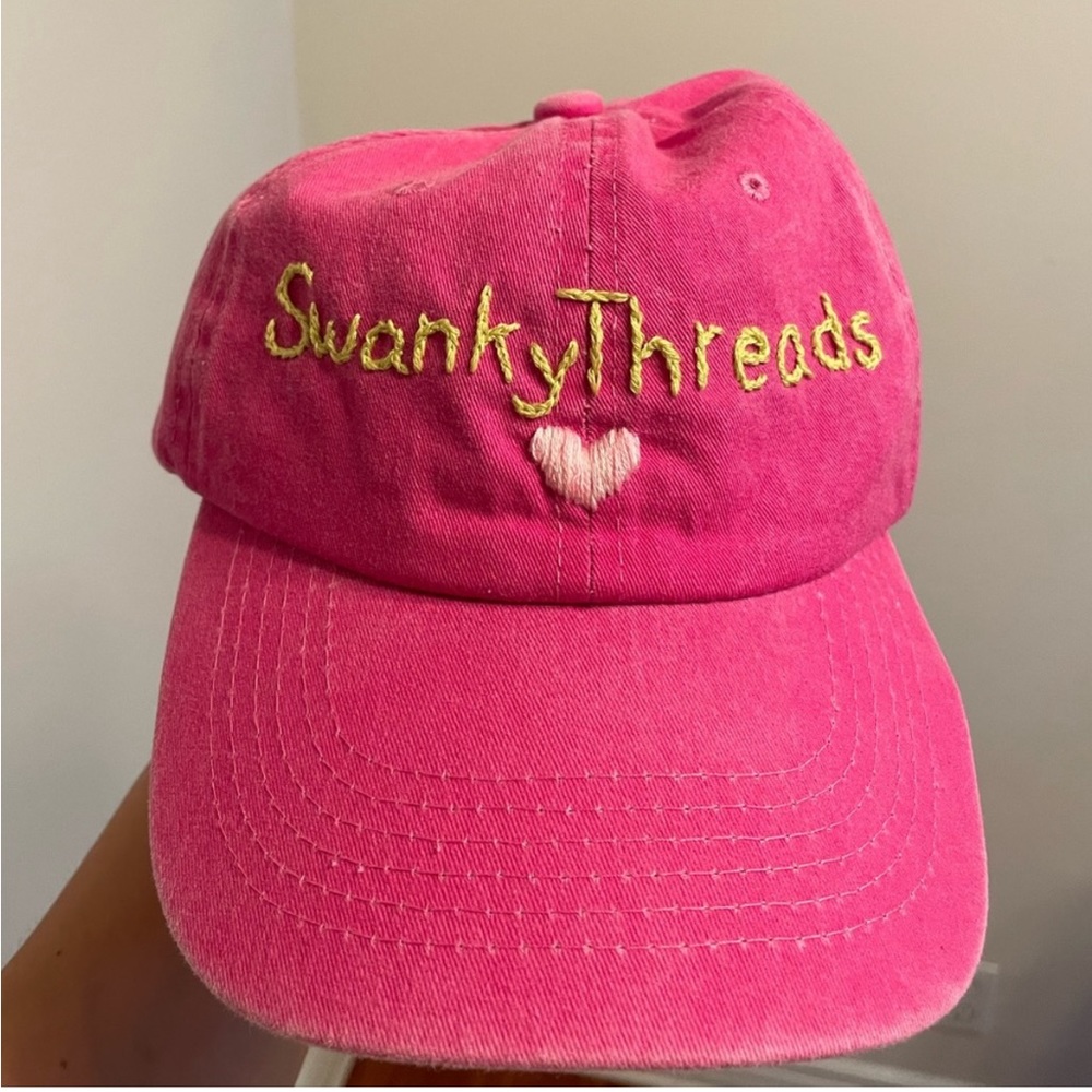 Personalized/Custom Hand Stitched Embroidered Hat - image 5